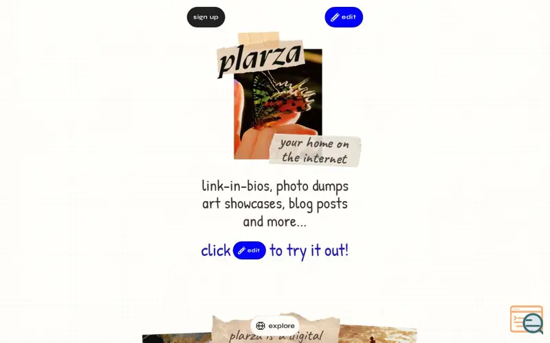 Screenshot of Plarza