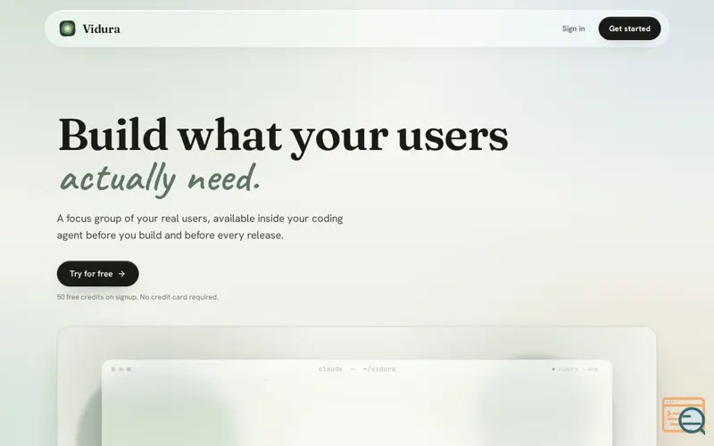 Screenshot of Vidura