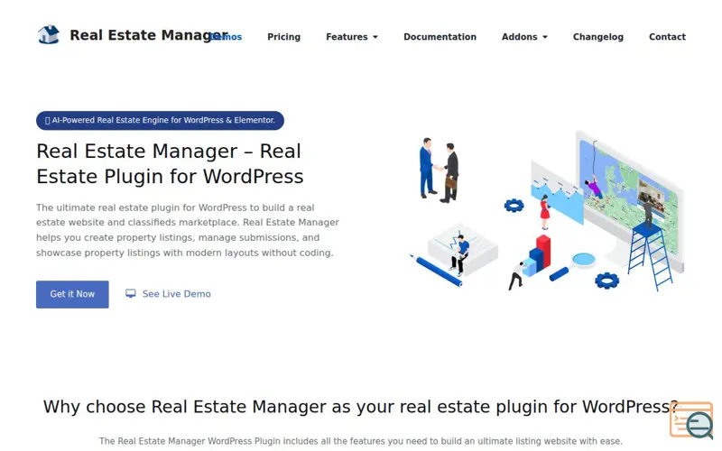 Screenshot of Real Estate Manager