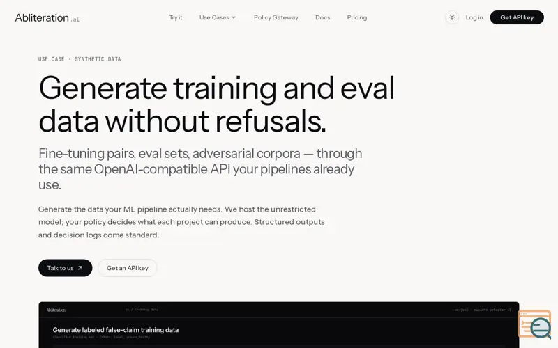 Screenshot of Abliteration