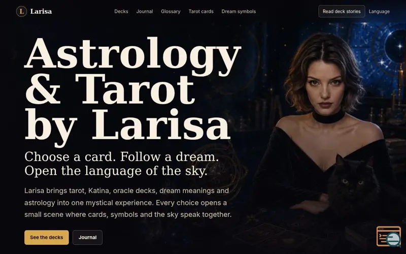 Screenshot of Larisa