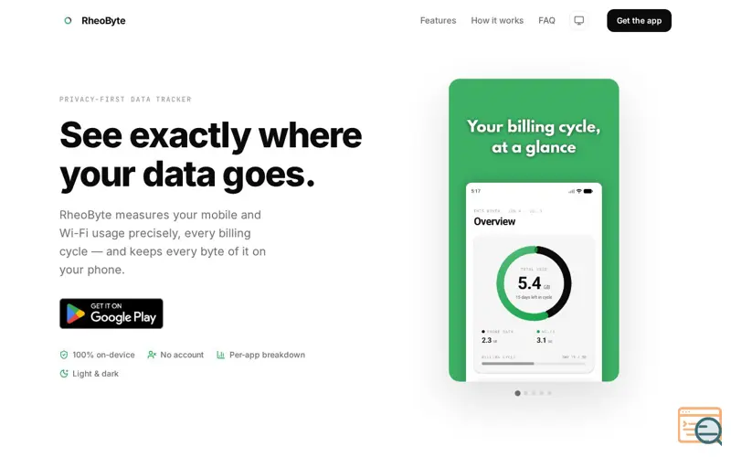 Screenshot of RheoByte