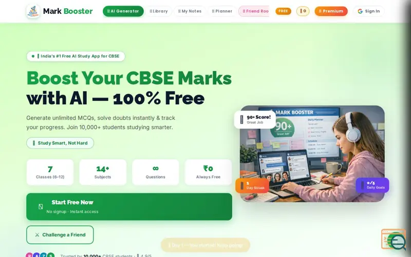 Screenshot of Mark Booster