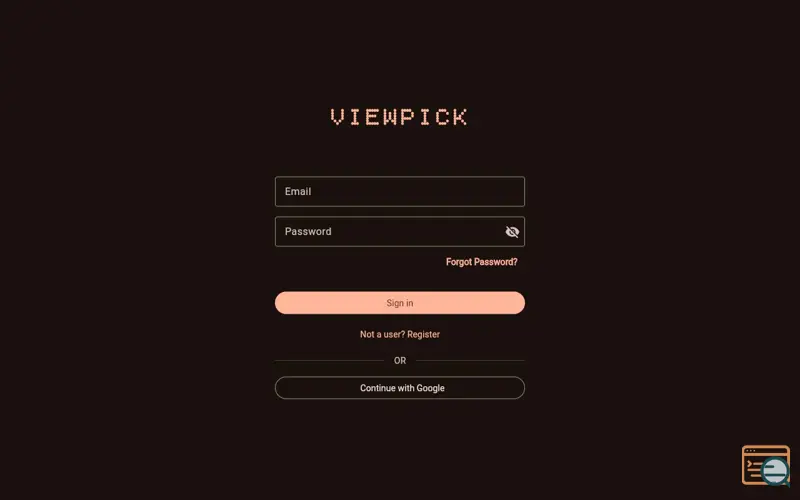 Screenshot of viewpick