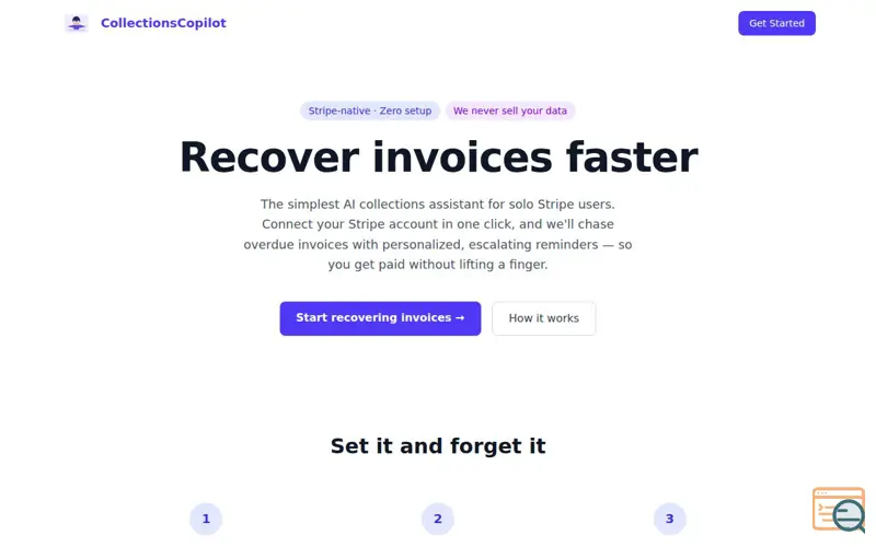 Screenshot of CollectionsCopilot — Stripe Collections