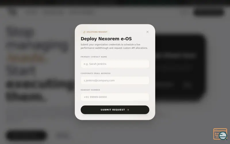 Screenshot of Nexorem — The Lead Execution OS