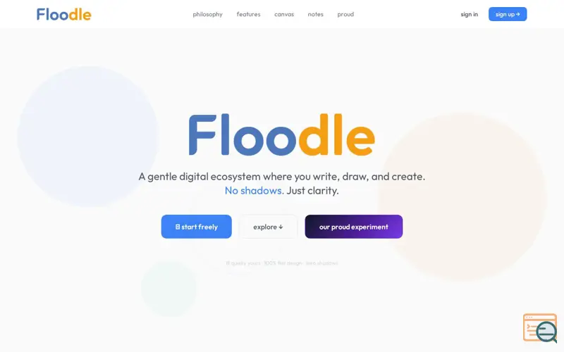 Screenshot of Floodle