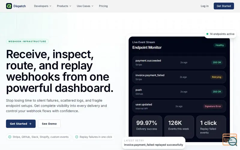 Screenshot of Dispatch