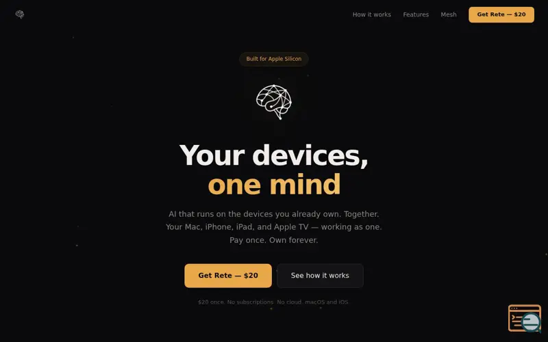 Screenshot of ReteAi