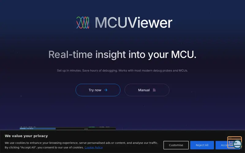 Screenshot of MCUViewer