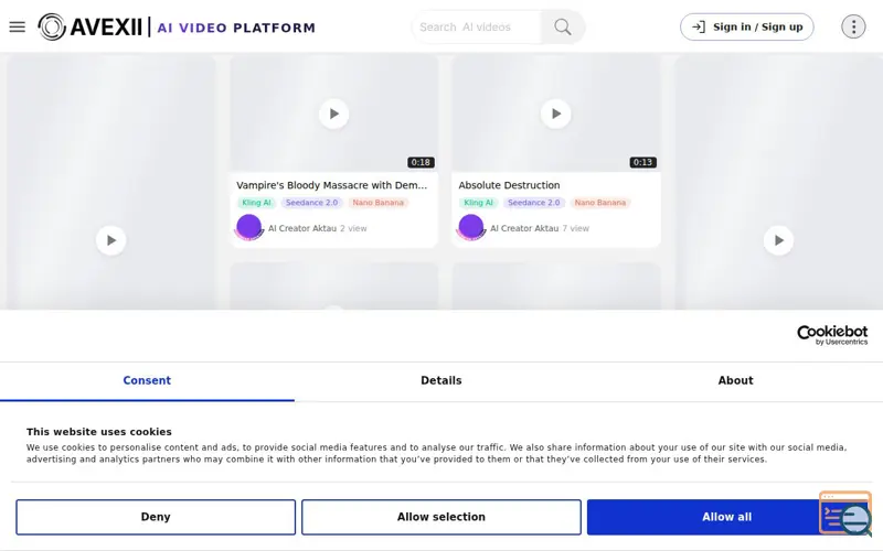 Screenshot of AVEXII