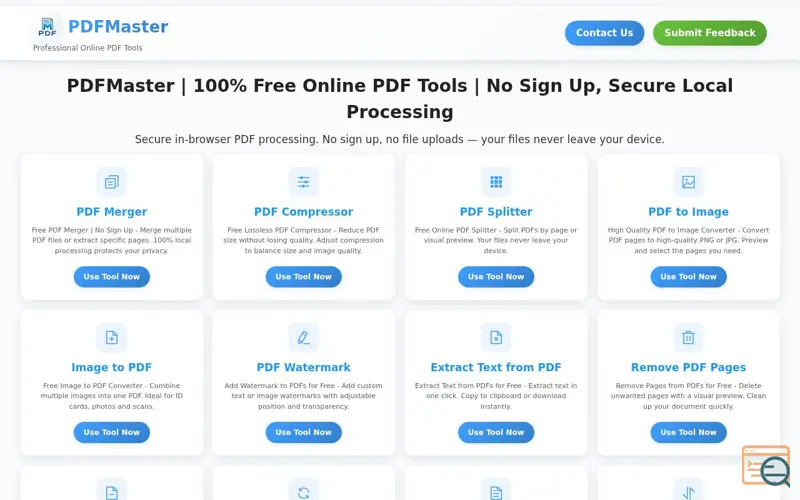 Screenshot of PDFEasz