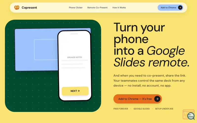 Screenshot of Copresent