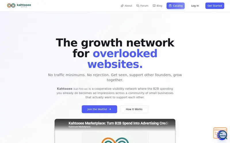 Screenshot of Kahtooee Marketplace