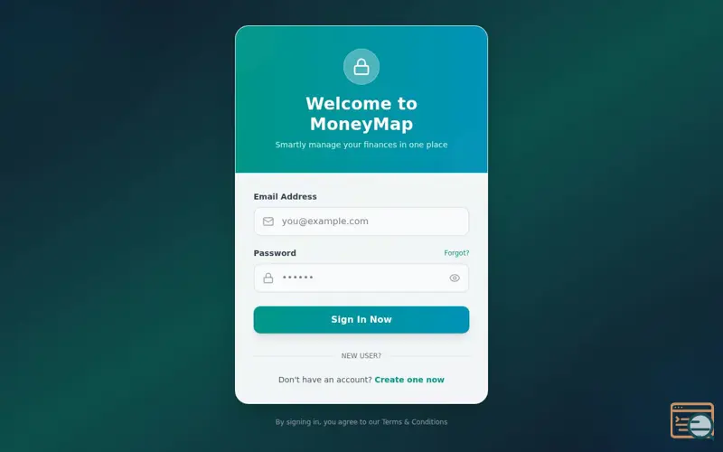 Screenshot of MoneyMap, a launch using React Router