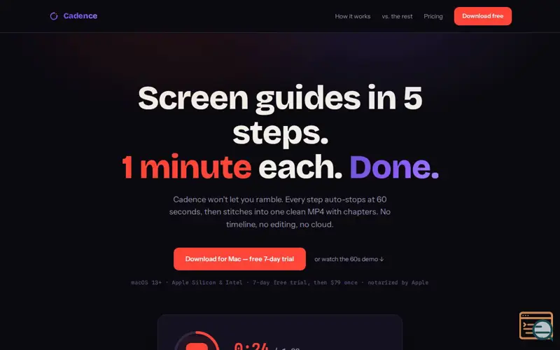 Screenshot of Cadence
