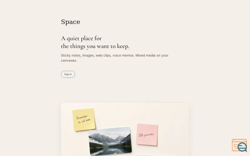 Screenshot of Space, a launch using JSPM CDN
