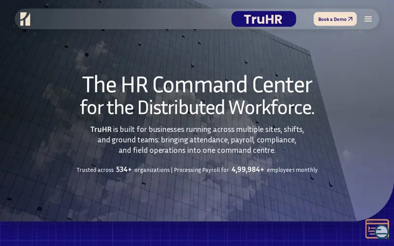 Screenshot of TruHR