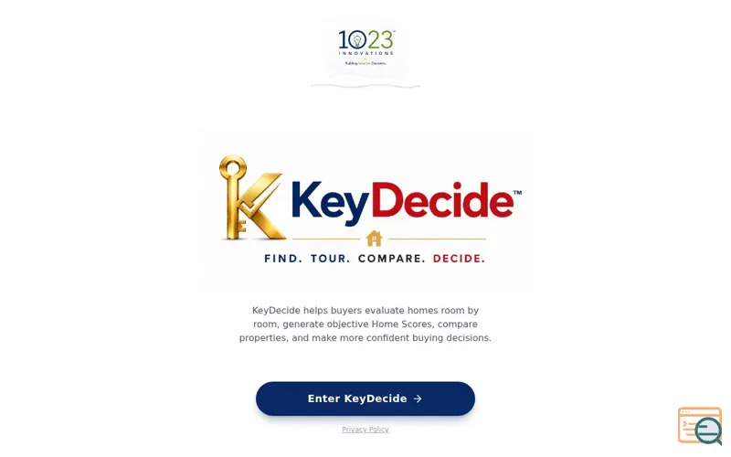 Screenshot of KeyDecide