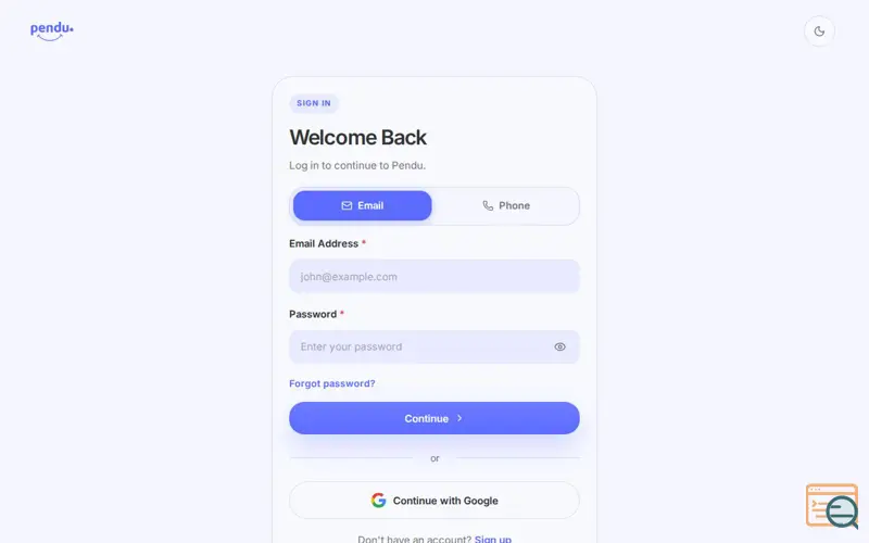 Screenshot of Pendu