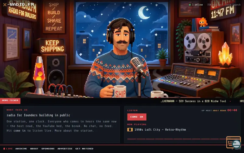 Screenshot of X-Radio.FM