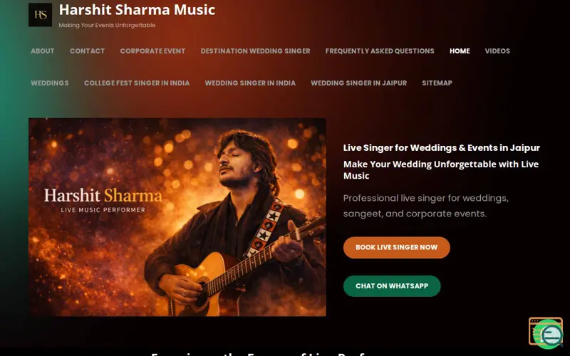 Screenshot of Harshit Sharma Music