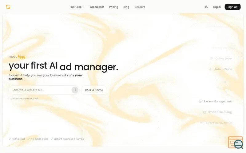 Screenshot of HappySpace