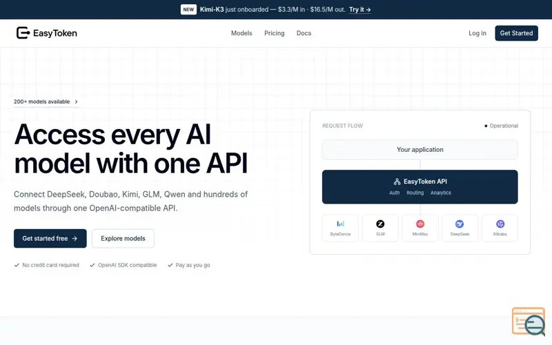 Screenshot of EasyToken