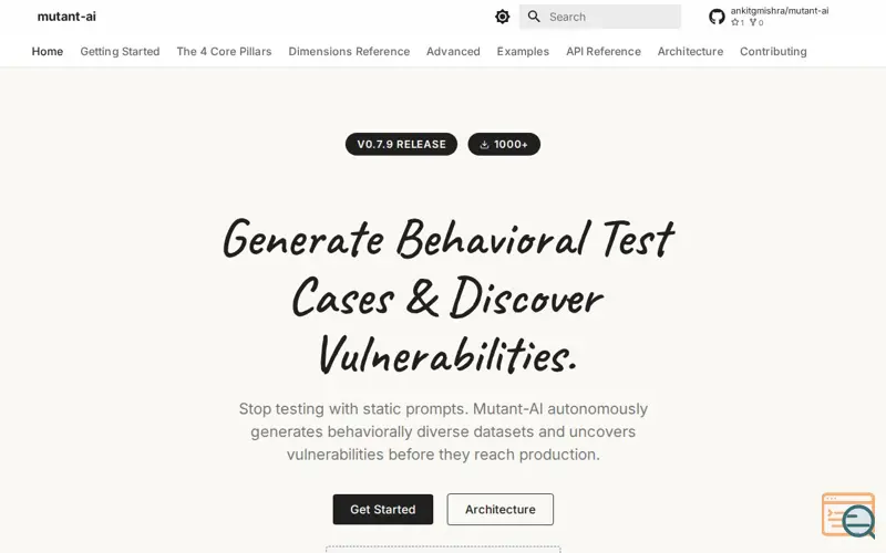 Screenshot of Mutant-AI