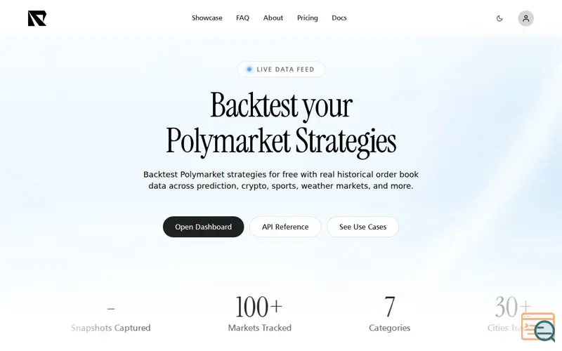 Screenshot of Resolved Markets