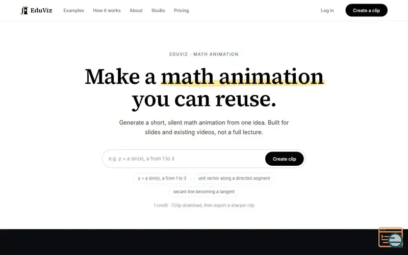 Screenshot of EduViz