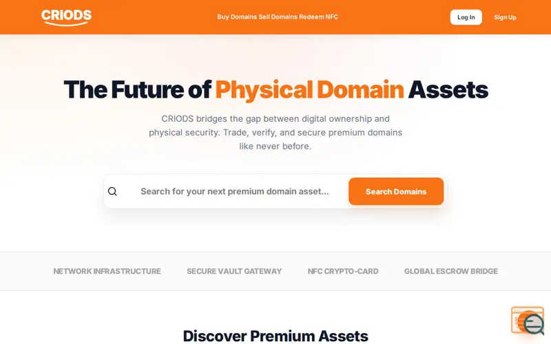 Screenshot of Criods