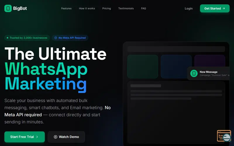 Screenshot of BigBot