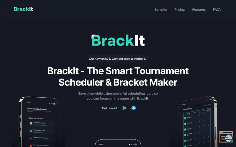 Screenshot of BrackIt