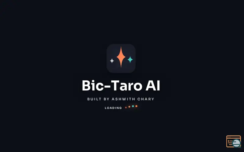 Screenshot of Bic-Taro AI — Premium AI Assistant for Work, Code & Creativity