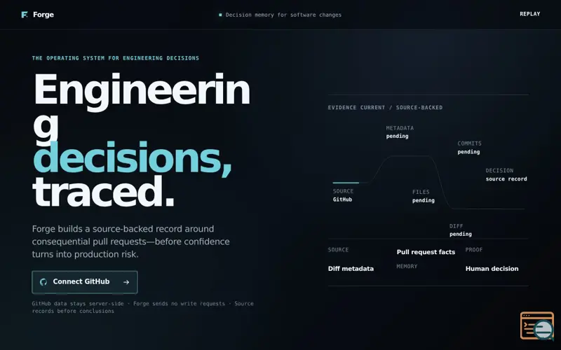 Screenshot of Forge