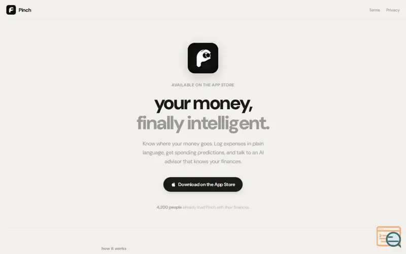 Screenshot of Pinch
