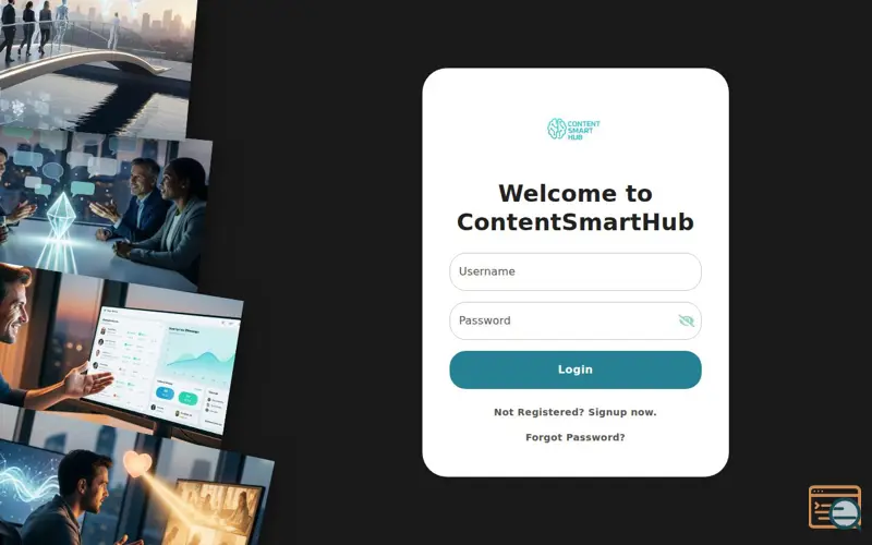 Screenshot of ContentSmartHub 2.O