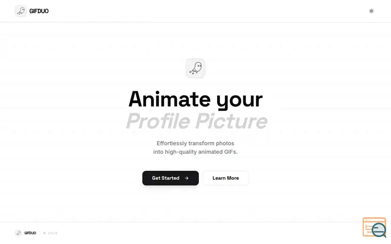 Screenshot of GifDuo