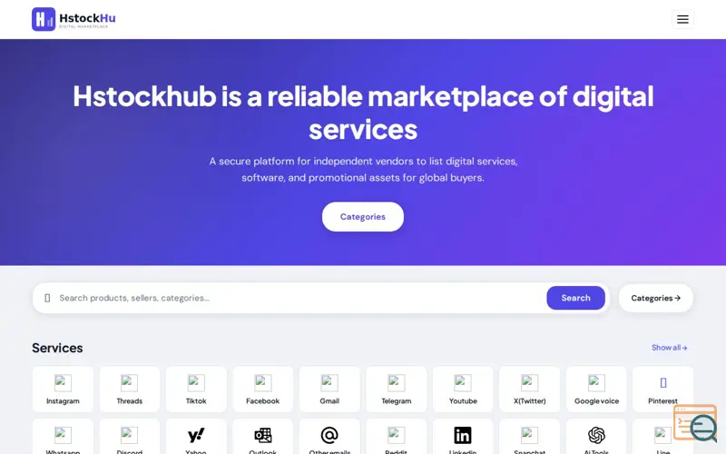 Screenshot of Hstockhub