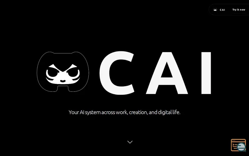 Screenshot of CAI