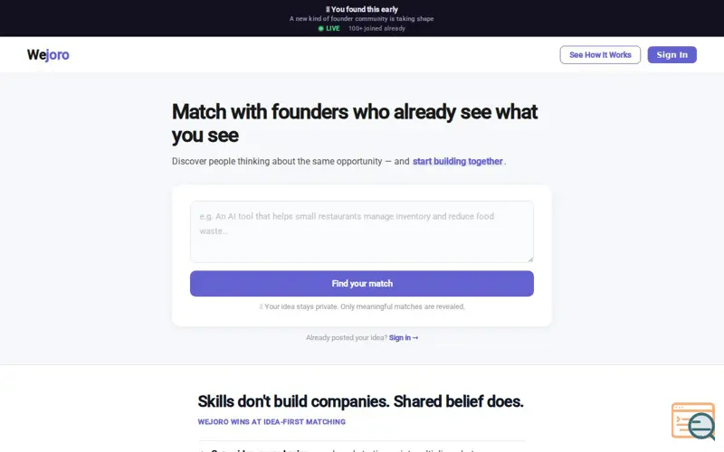 Screenshot of Wejoro