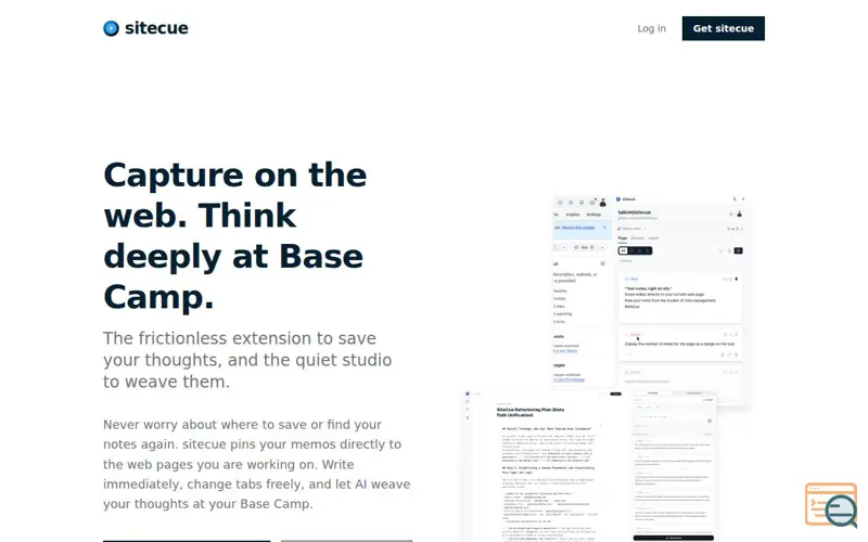 Screenshot of sitecue v2: Web Dashboard & New LP