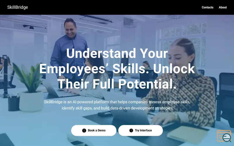 Screenshot of SkillBridge