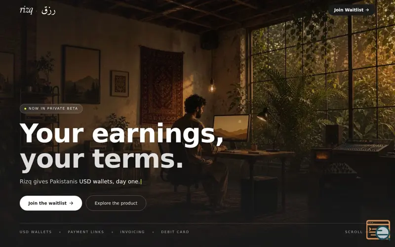 Screenshot of Rizqfinance