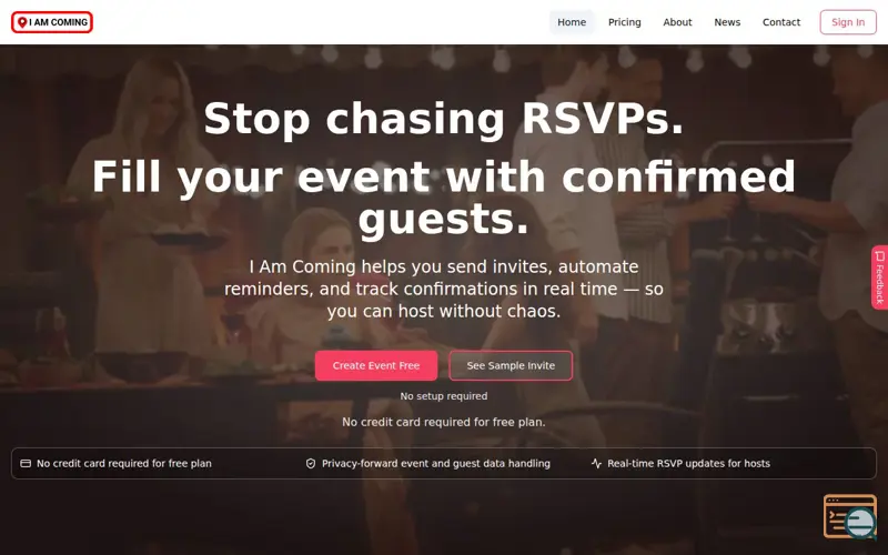 Screenshot of I Am Coming