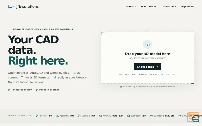 Screenshot of Jfk-solutions