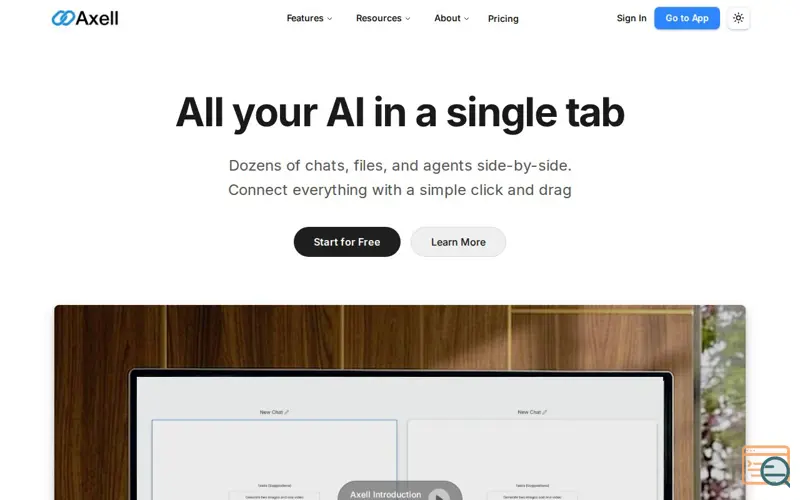 Screenshot of Axell