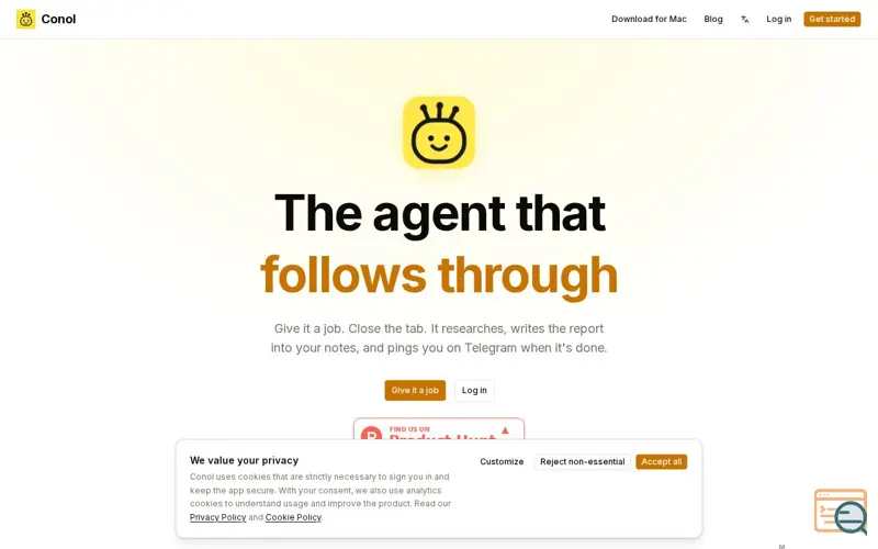 Screenshot of Conol