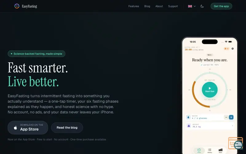 Screenshot of EasyFasting